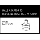 Marley Camlock Male Adaptor to Reducing Hose-Tail 75-57mm - CAM75.57E
